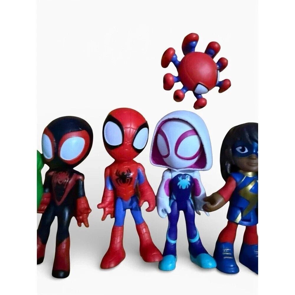 Disney Junior Marvel Spidey & His Amazing Friends Action Figure Lot Of 7
